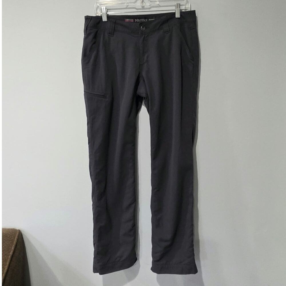 Marmot Womens Size 8 Flannel Lined Pants Gray Hiking Outdoor Winter